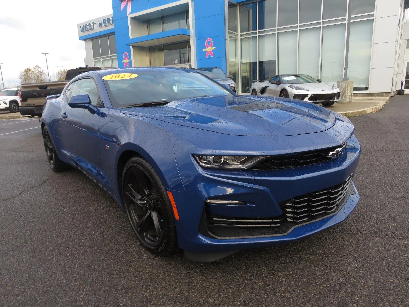 Used 2024 Riverside Blue Metallic Chevrolet 2SS image 2
