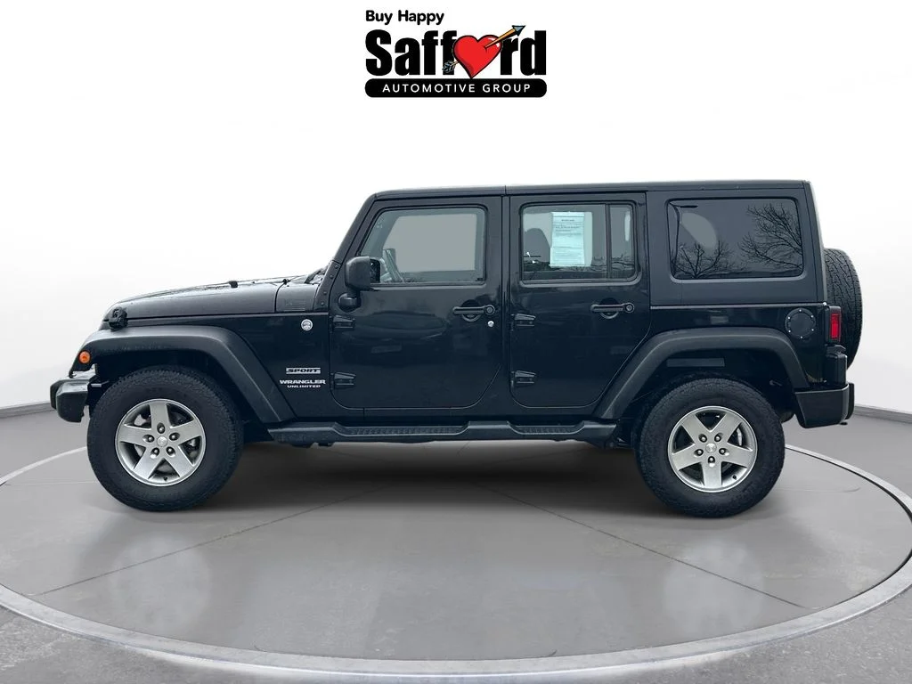 Used 2016 Black Jeep Unlimited Sport image 4