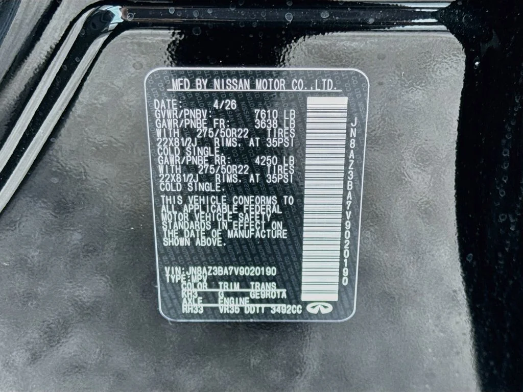 New 2027 BLACK OBSIDIAN INFINITI Luxe 2WD image 35