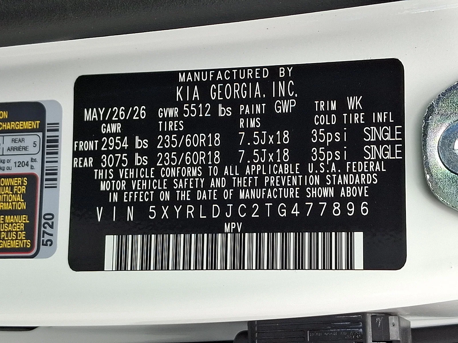 New 2026 White Kia S image 21
