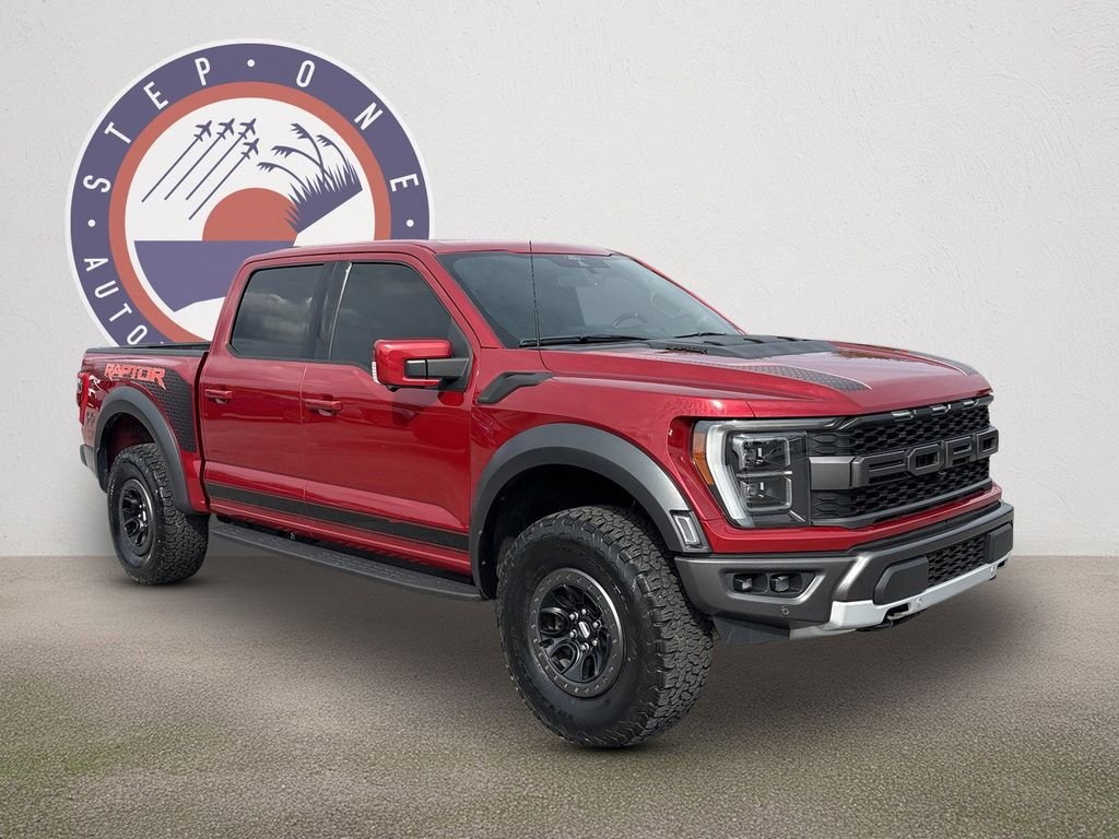 Used 2021 Red Ford Raptor image 2