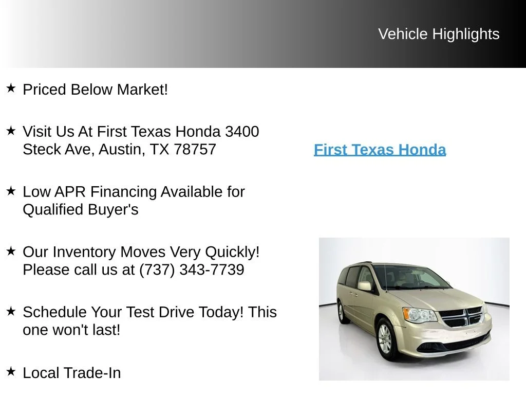 Used 2015 Cashmere/Sandstone Pearlcoat Dodge SXT image 9
