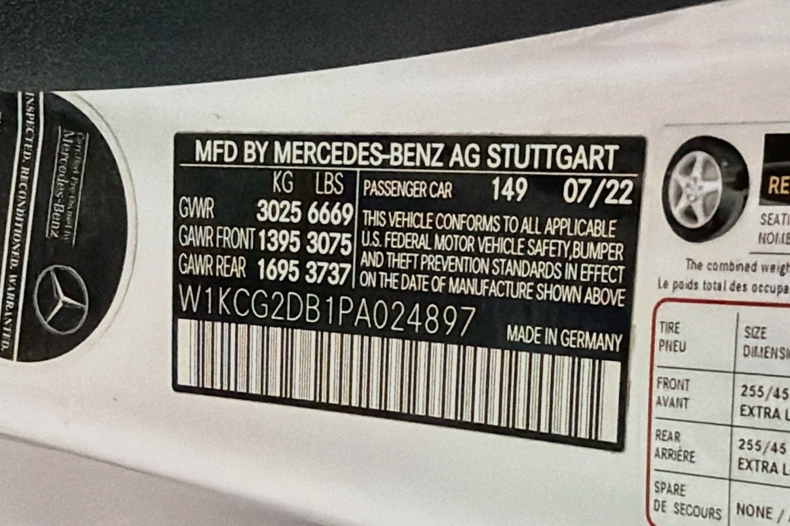 Certified Used 2023 Polar White Mercedes-Benz 450+ image 25