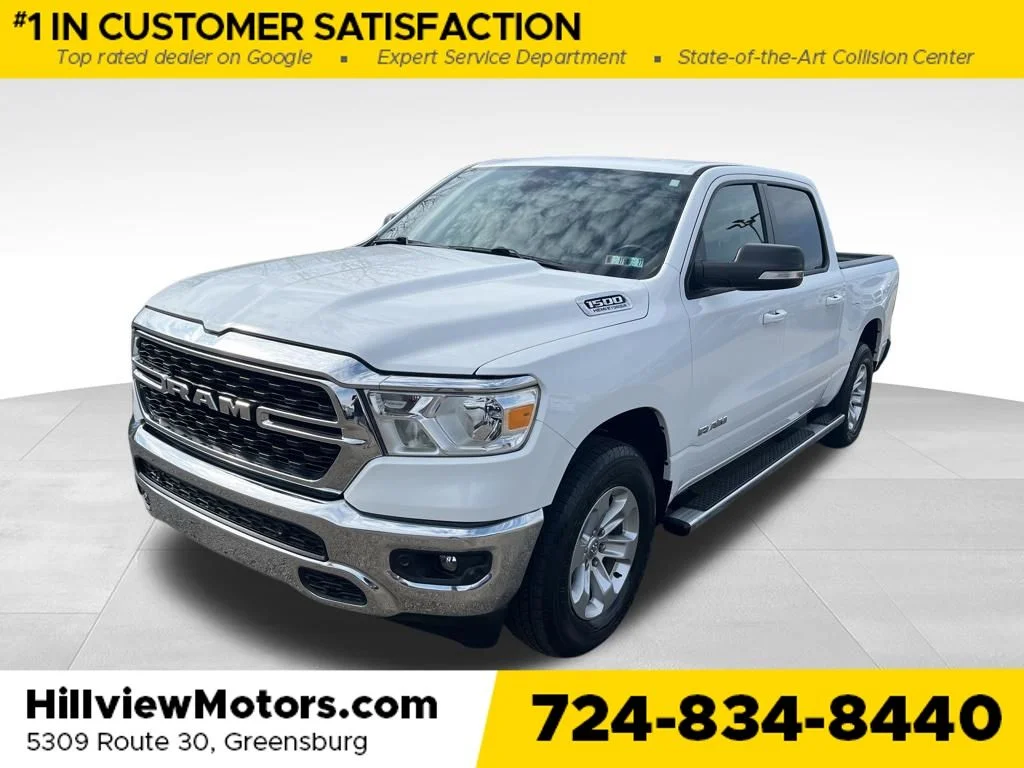 Used 2022 Bright White Clearcoat Ram Big Horn/Lone Star image 1