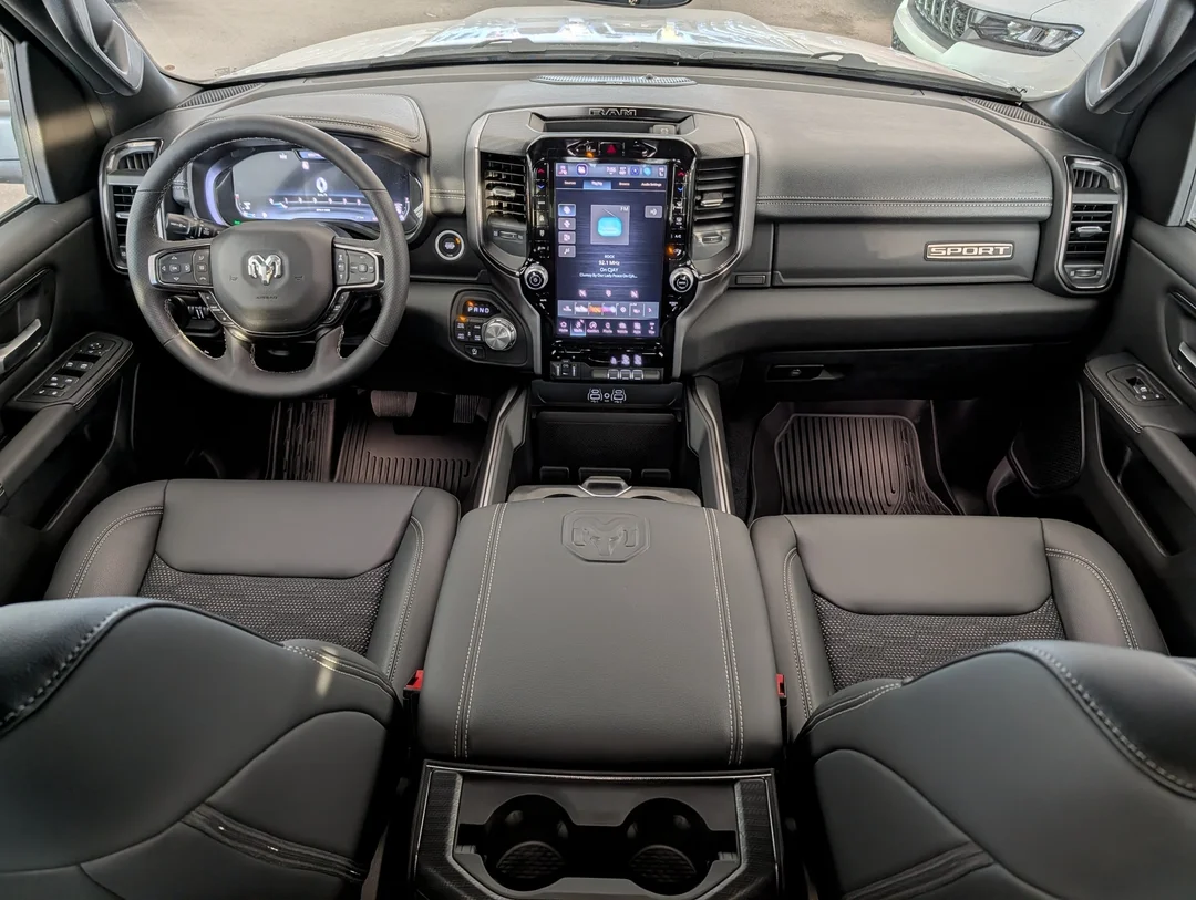 New 2026 White RAM Sport - - 5.7L HEMI eTorque - Trailer Brake Ctrl - 3.92 Rear Axle - All-Weather Mats & More! image 26