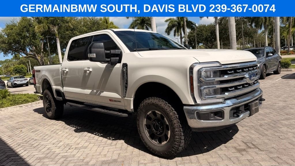Used 2024 White Metallic Ford Lariat image 15
