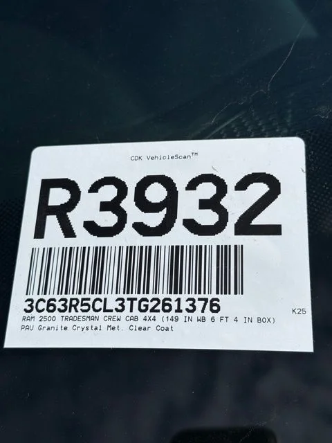New 2026 Granite Crystal Metallic Clear-Coat Exterior Paint RAM Tradesman image 33