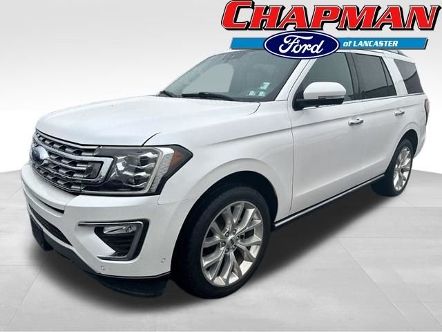 Certified Used 2019 White Platinum Clearcoat Metallic Ford Limited image 1