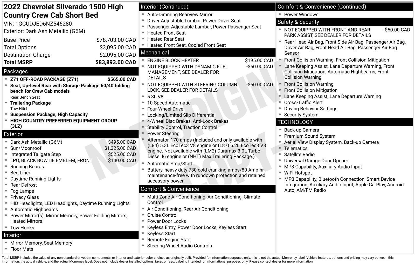 Used 2022 Gray Chevrolet High Country image 95