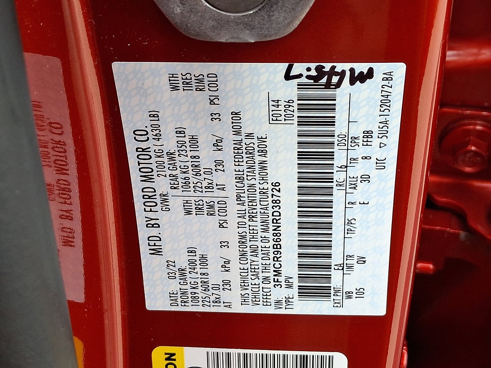Used 2022 Hot Pepper Red Tinted Clearcoat Ford Big Bend image 19