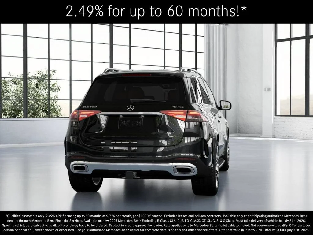 New 2026 Obsidian Black Metallic Mercedes-Benz GLE 580 image 66