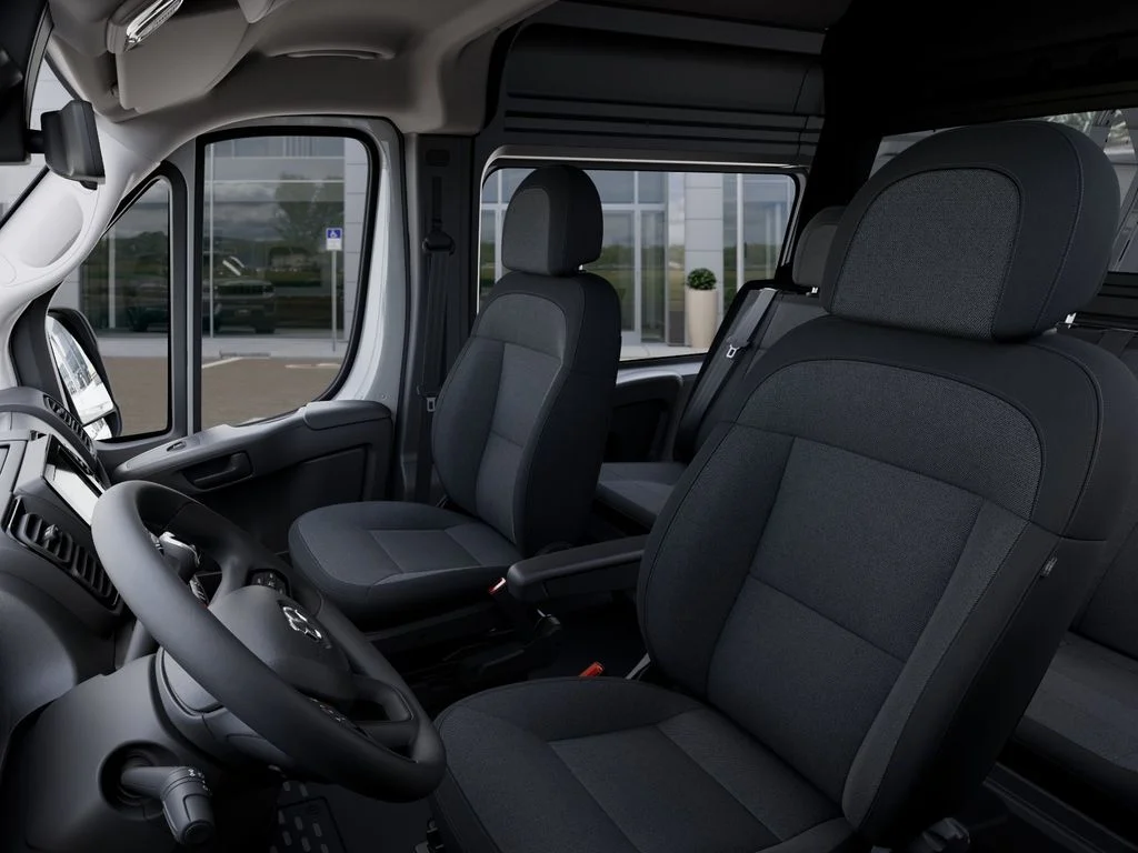 New 2025 Bright White Clearcoat RAM High Roof image 24