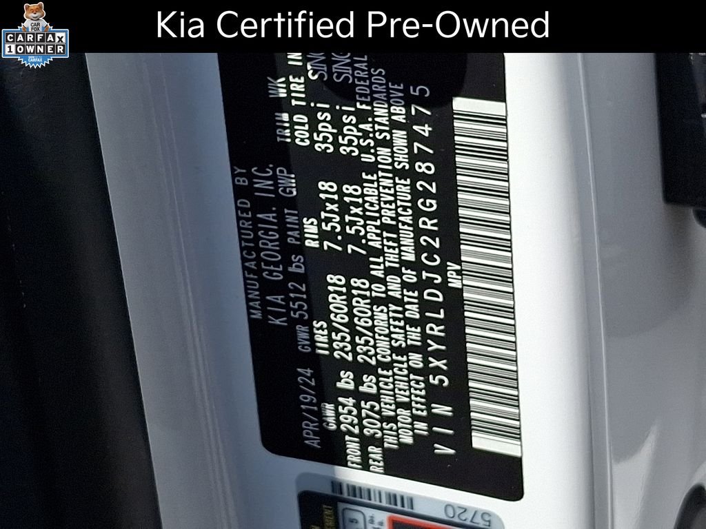 Certified Used 2024 White Kia S image 29