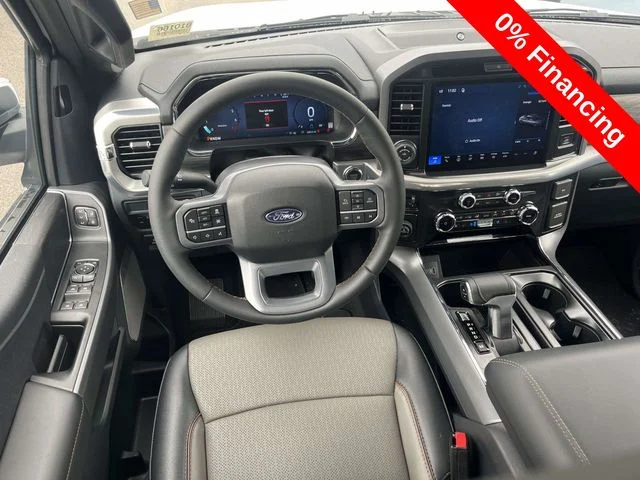 New 2026 Star White Metallic Tri-Coat Ford Lariat image 11