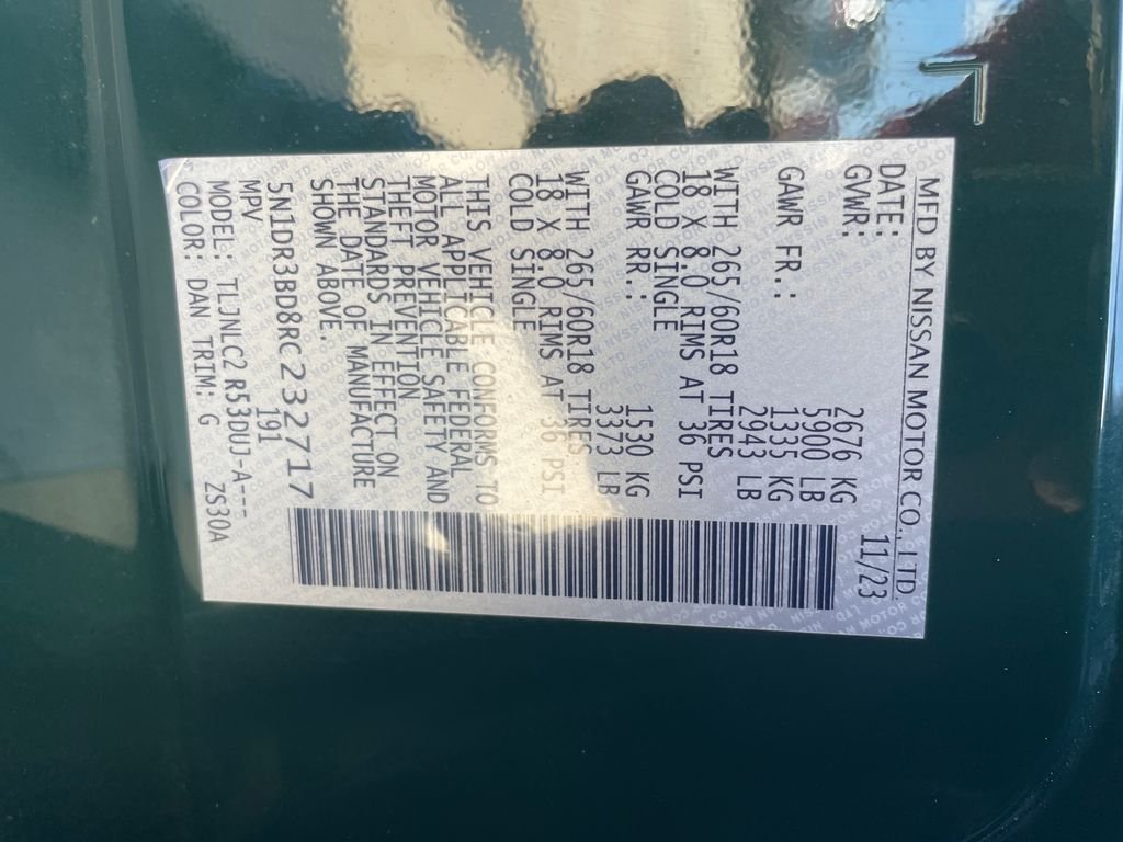 Certified Used 2024 Black Nissan Rock Creek image 30