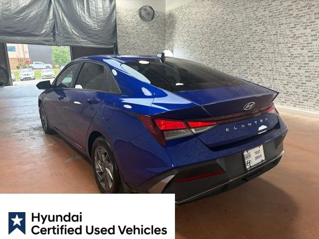 Certified Used 2024 Intense Blue Hyundai SEL image 6