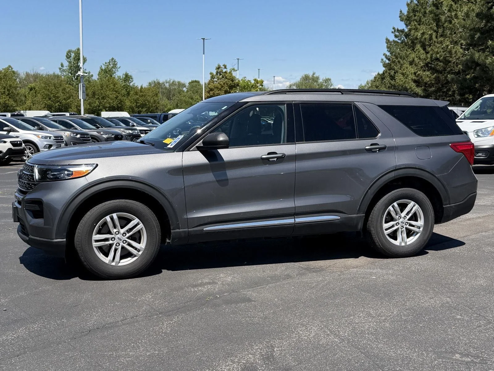 Used 2023 Carbonized Gray Ford XLT image 6