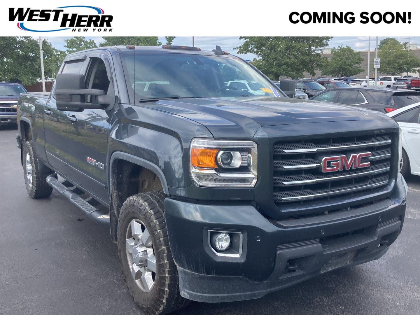 Used 2018 Dark Slate Metallic GMC SLT image 1