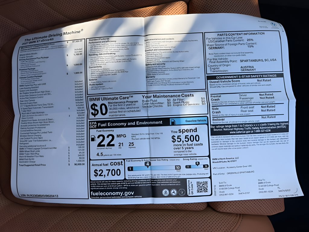 New 2027 Mineral White Metallic BMW xDrive40i image 26