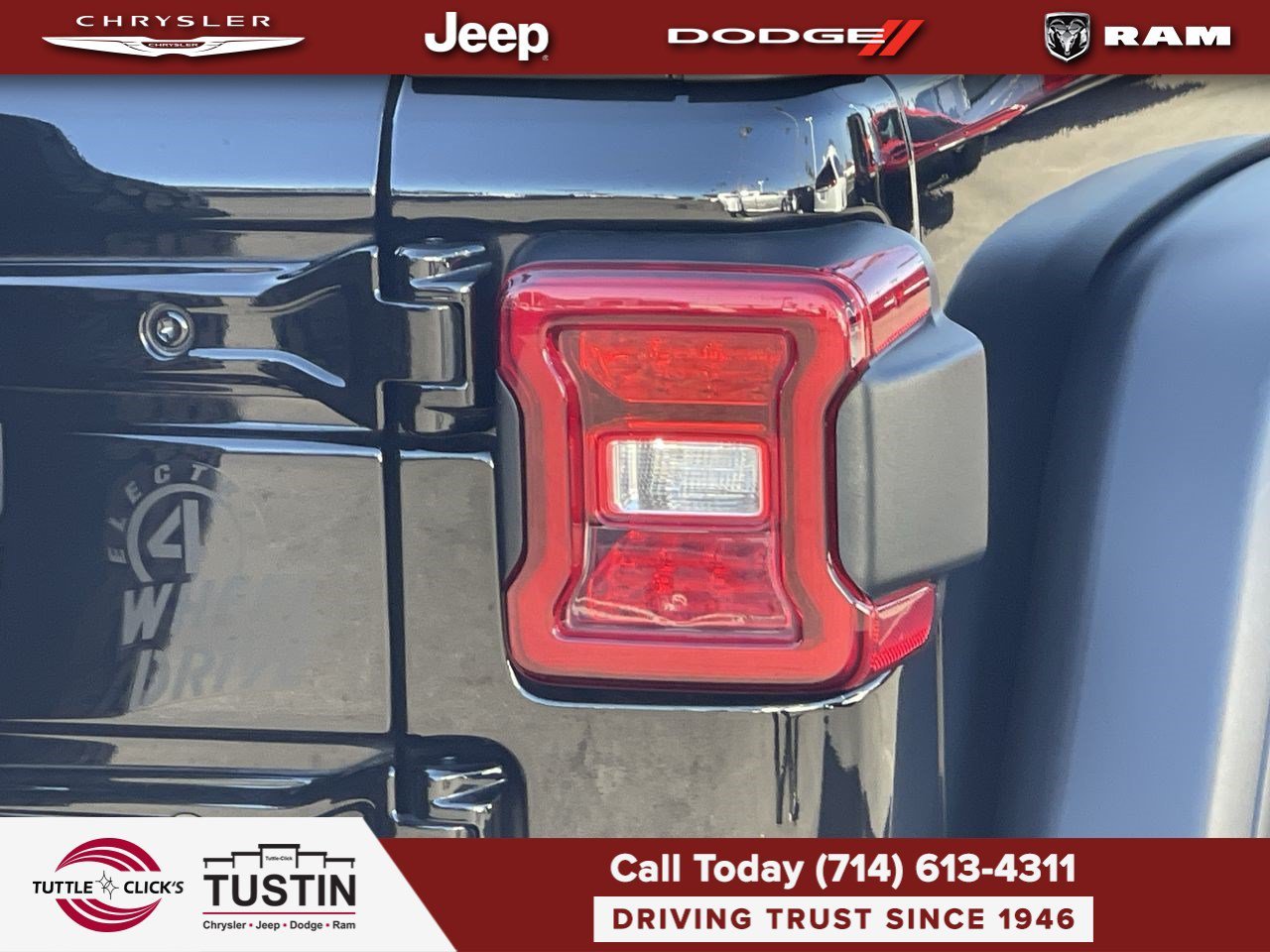 Used 2024 Black Clearcoat Jeep Willys image 9