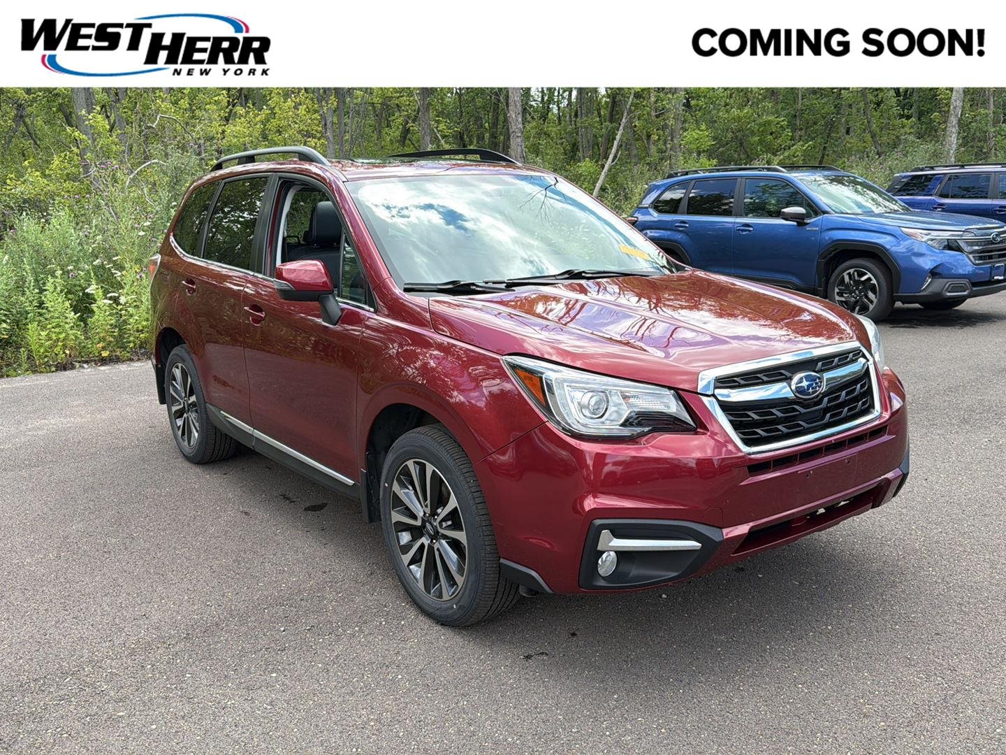 Used 2017 Venetian Red Pearl Subaru Touring image 1