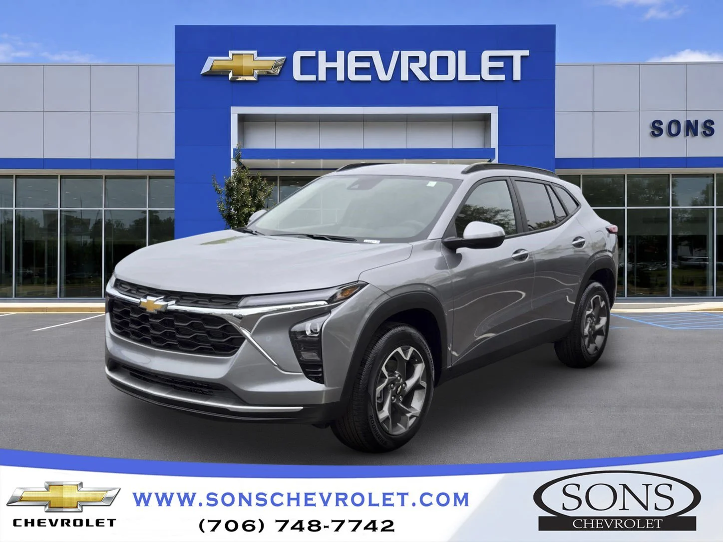 New 2026 Sterling Gray Metallic Chevrolet LT image 1