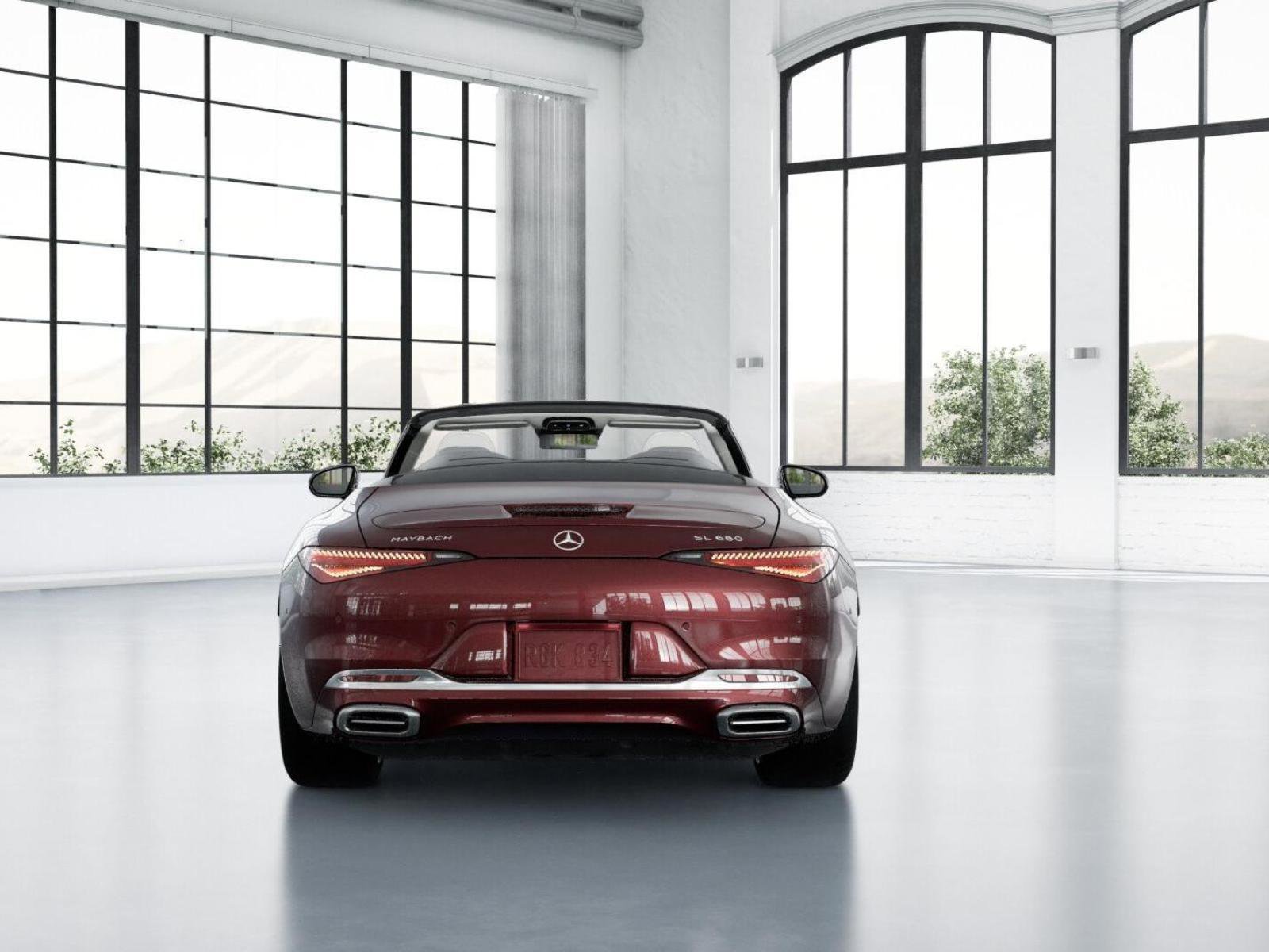 New 2026 MANUFAKTUR exclusive barolo red metallic Mercedes-Benz Maybach SL 680 Monogram Series image 25