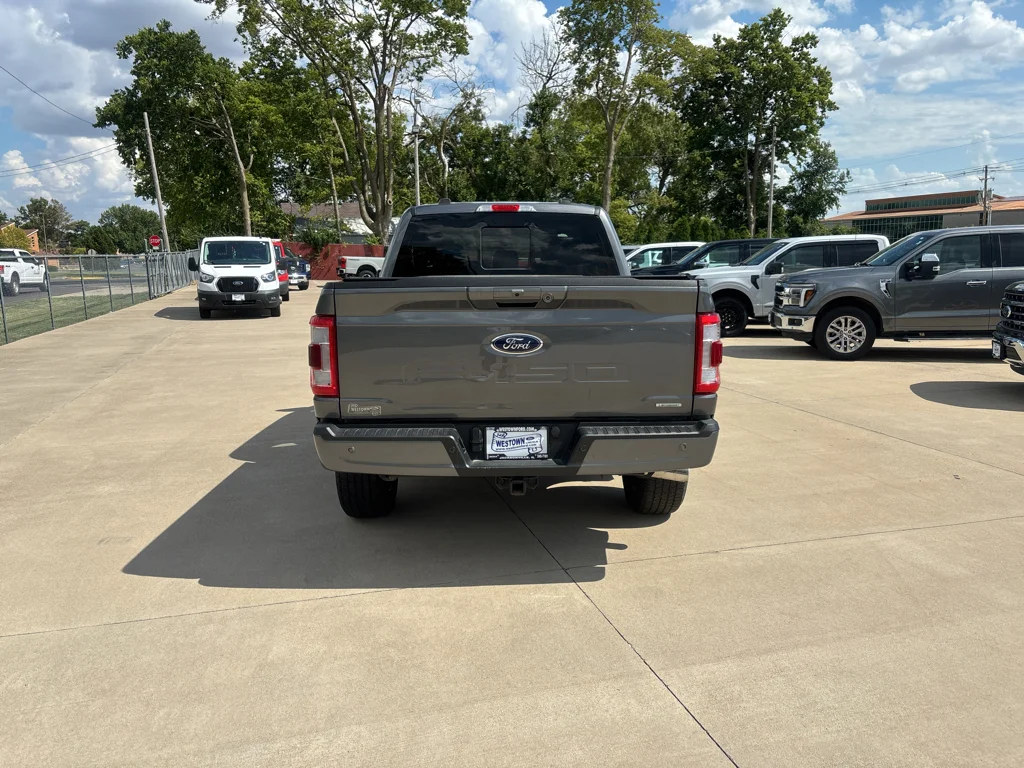 Used 2022 Carbonized Gray Metallic Ford LARIAT image 6