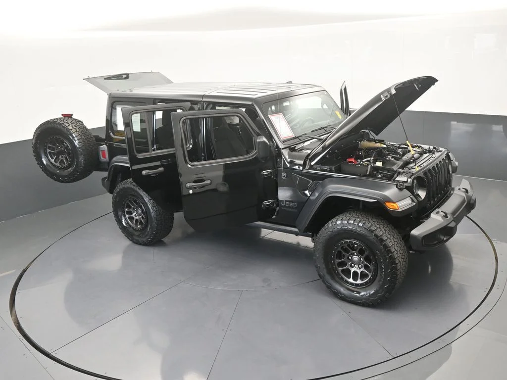 Used 2022 Black Clearcoat Jeep Unlimited Sport image 71