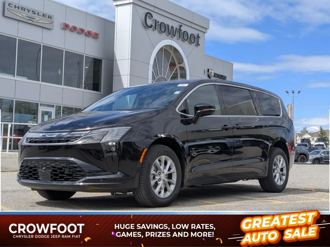 New 2027 Black Chrysler Select - - AWD - Adaptive Cruise Control - Blind Spot Monitor & More! image 1