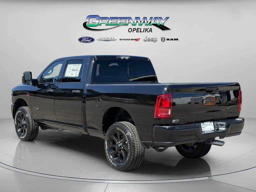 New 2025 Diamond Black Crystal Pearlcoat RAM Big Horn image 5