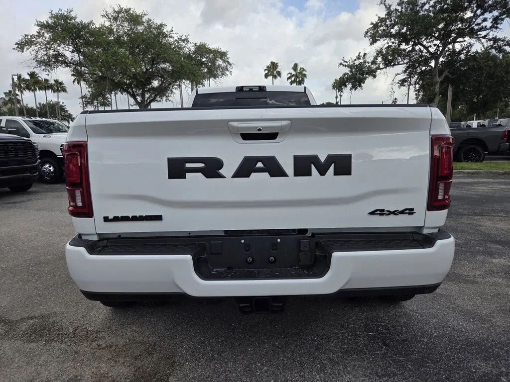 New 2026 Bright White Clear-Coat Exterior Paint RAM Laramie image 6