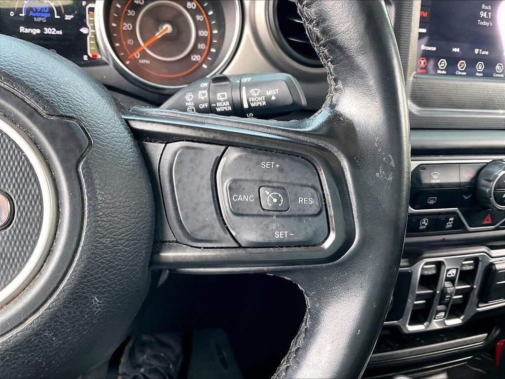Used 2021 Granite Crystal Metallic Clearcoat Jeep Unlimited Sport S image 22