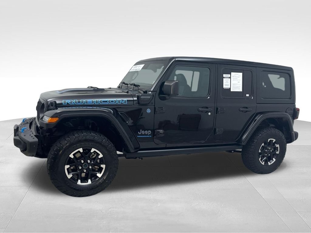 Used 2024 Black Jeep Rubicon 4xe image 2
