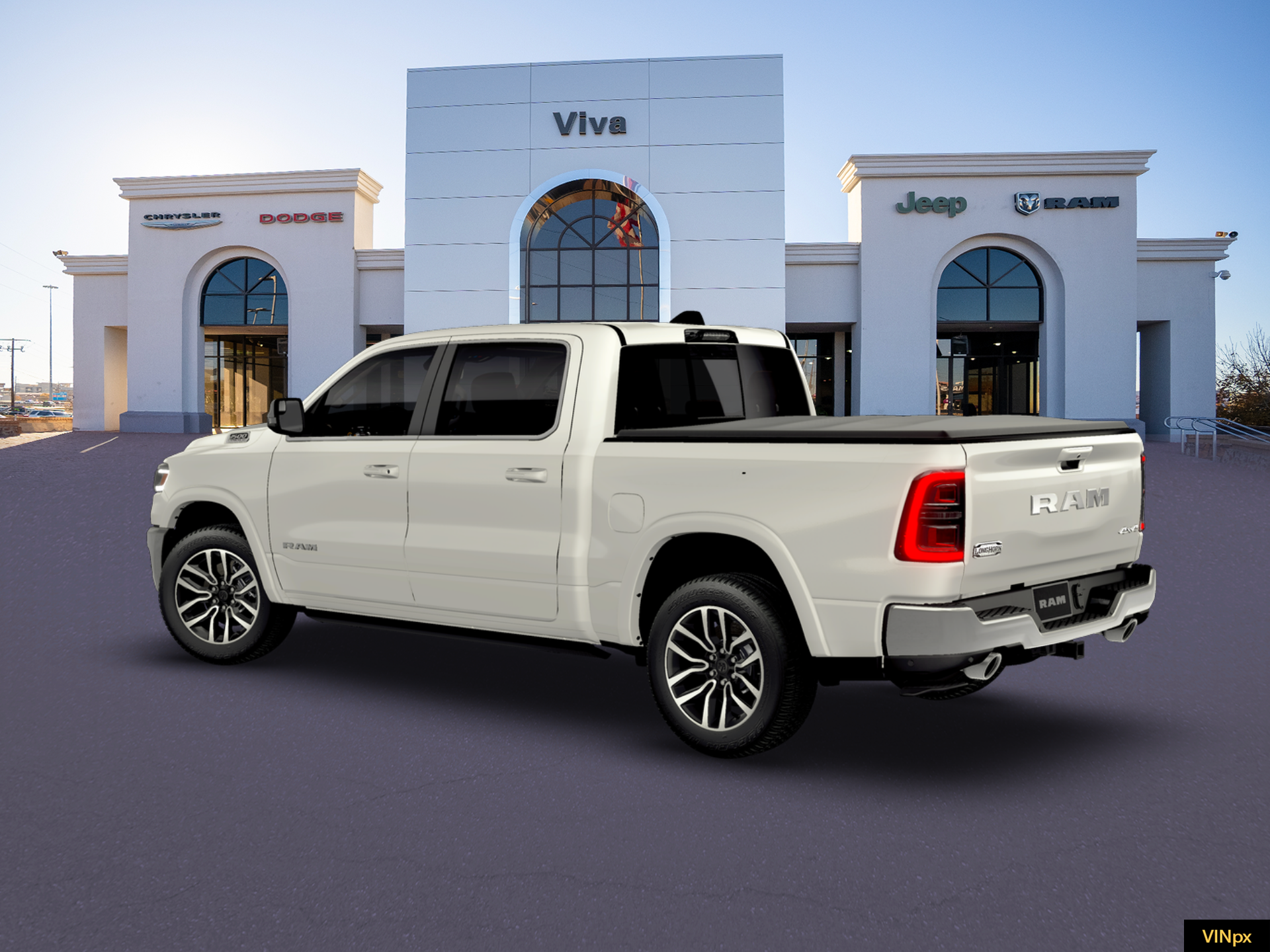 New 2026 Ivory White Tri-Coat Pearlcoat RAM Limited image 4