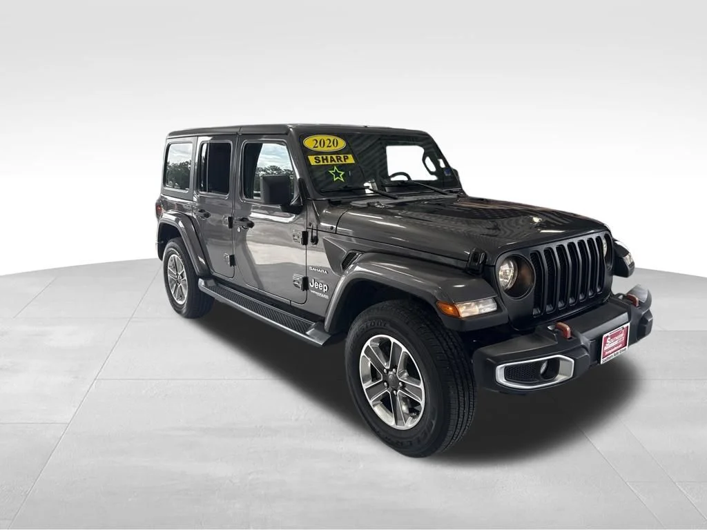 Used 2020 Gray Jeep Unlimited Sahara image 12