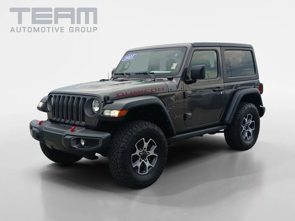 Used 2021 Gray Jeep Rubicon image 3