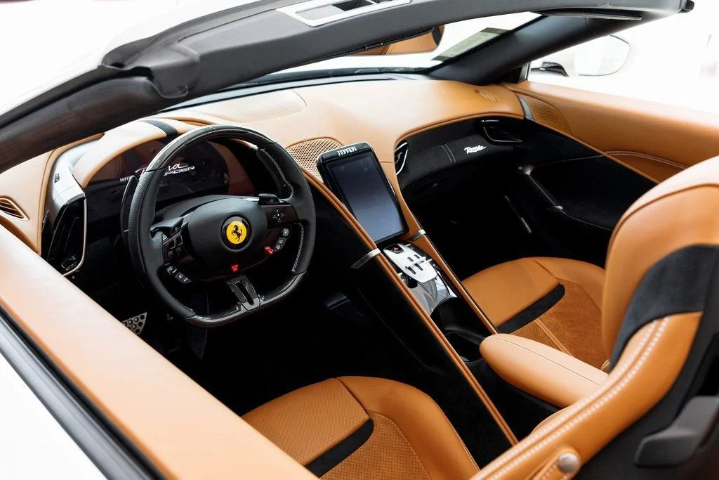 Used 2025 Bianco Avus Ferrari Spider image 39