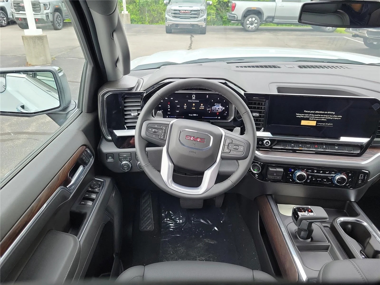 New 2026 Glacier White Tricoat GMC SLT image 11