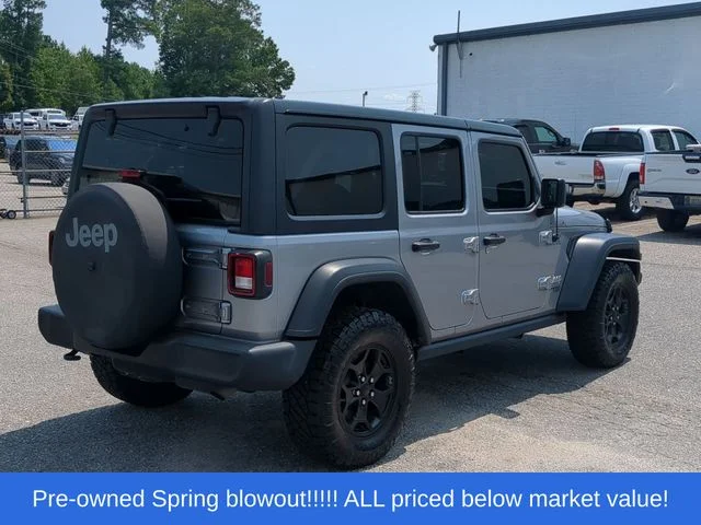 Used 2021 Silver Jeep Unlimited Sport S image 13