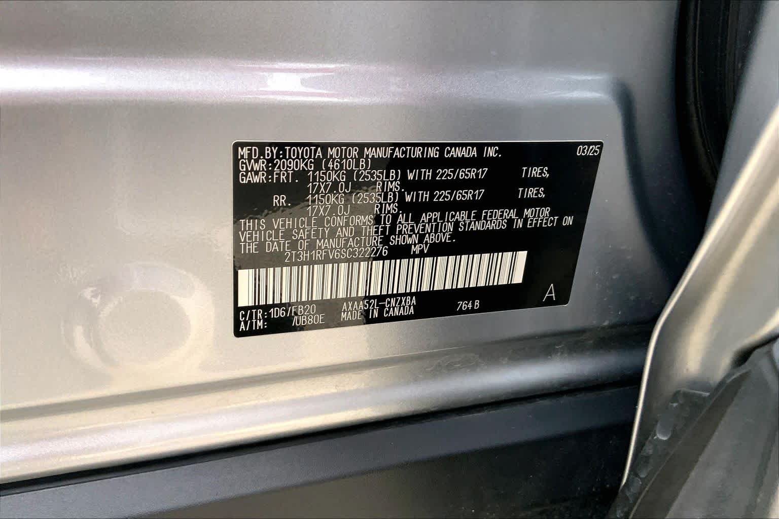 Used 2025 Silver Sky Metallic Toyota LE image 34