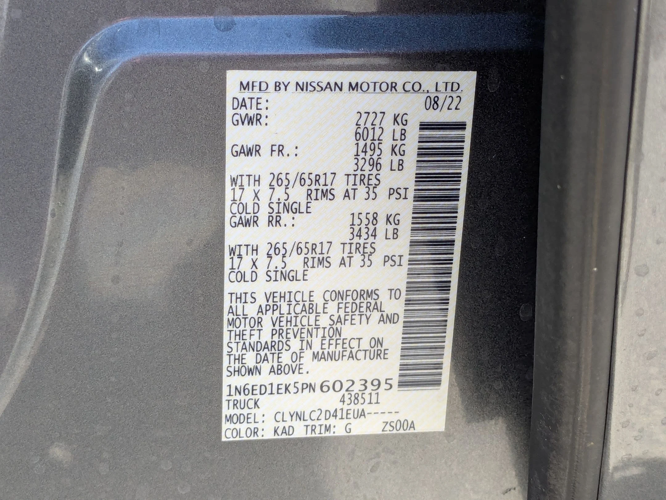 Used 2023 Gun Metallic Nissan SV image 31