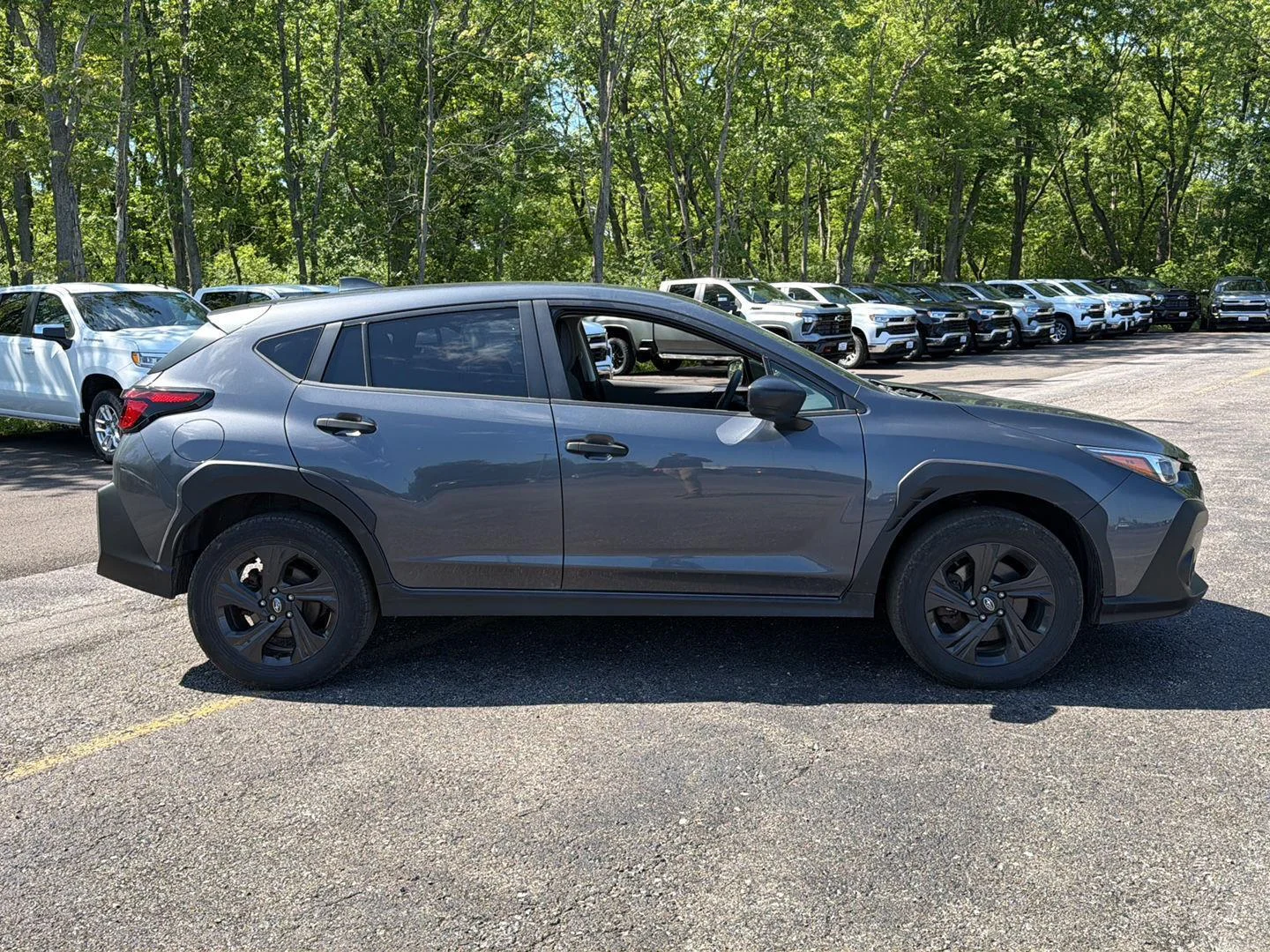 Used 2024 Magnetite Gray Metallic Subaru Base image 7