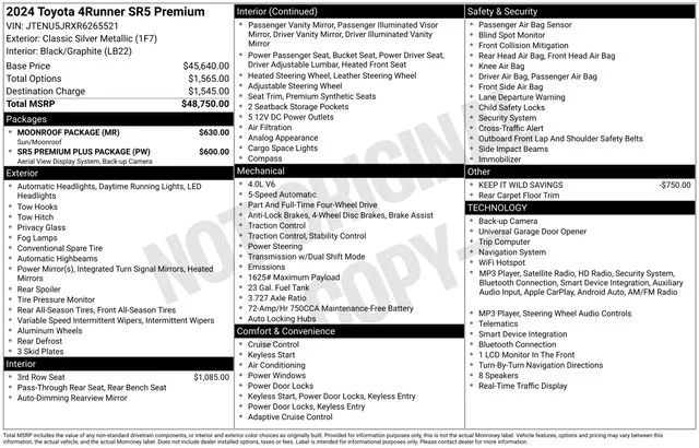 Used 2024 Silver Toyota SR5 Premium image 18