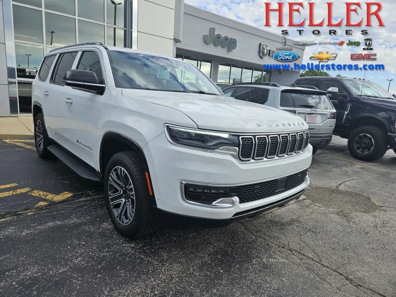 Used 2025 Bright White Clearcoat Jeep Series II image 1