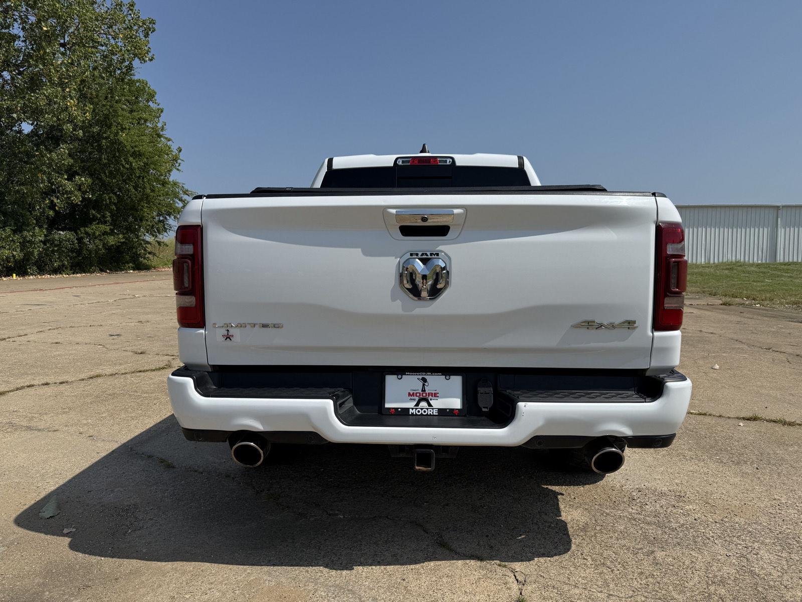 Used 2021 Ivory White Tri-Coat Pearlcoat Ram Limited image 6