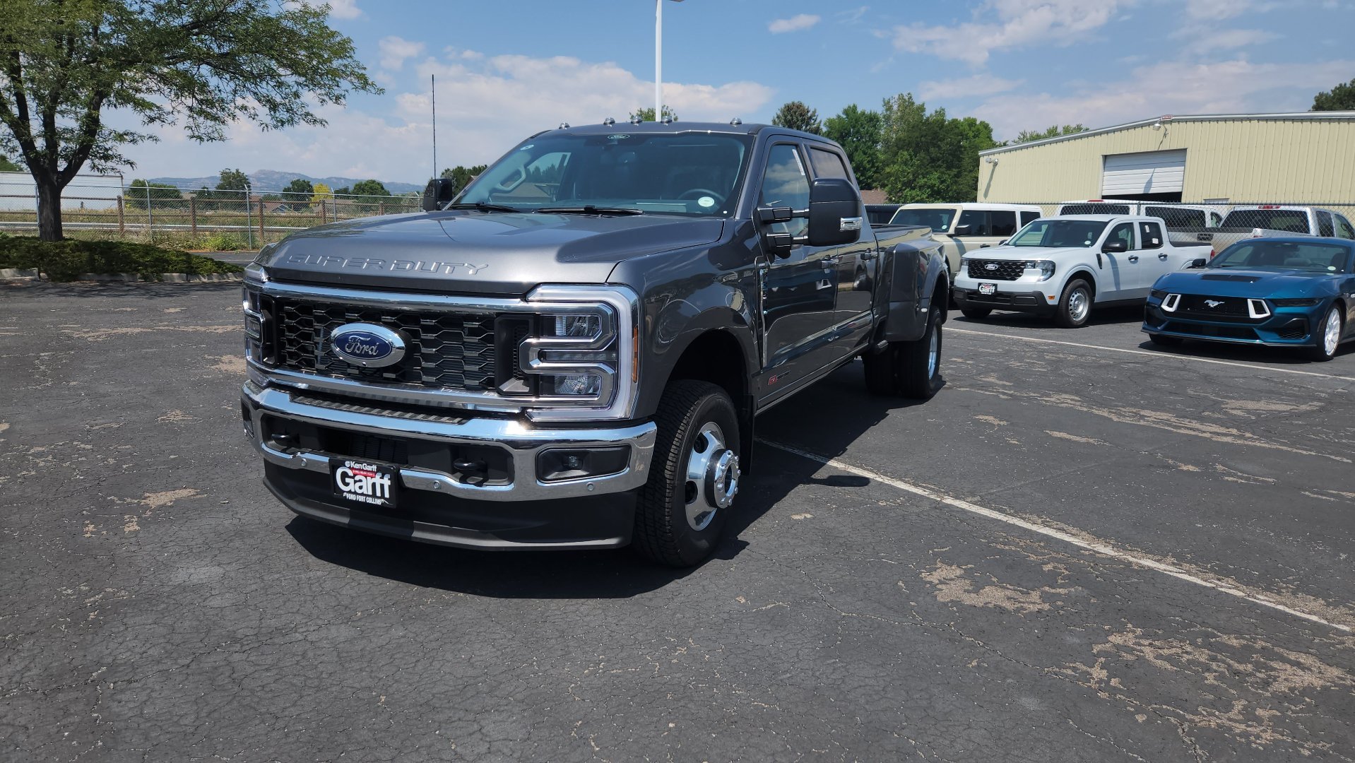 New 2026 Carbonized Gray Metallic Ford LARIAT image 2