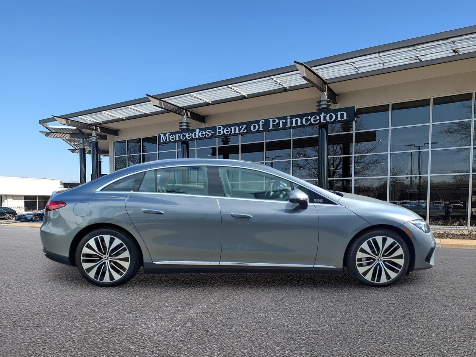 Certified Used 2023 Selenite Grey Metallic Mercedes-Benz EQE 350 4MATIC®+ Sedan image 2