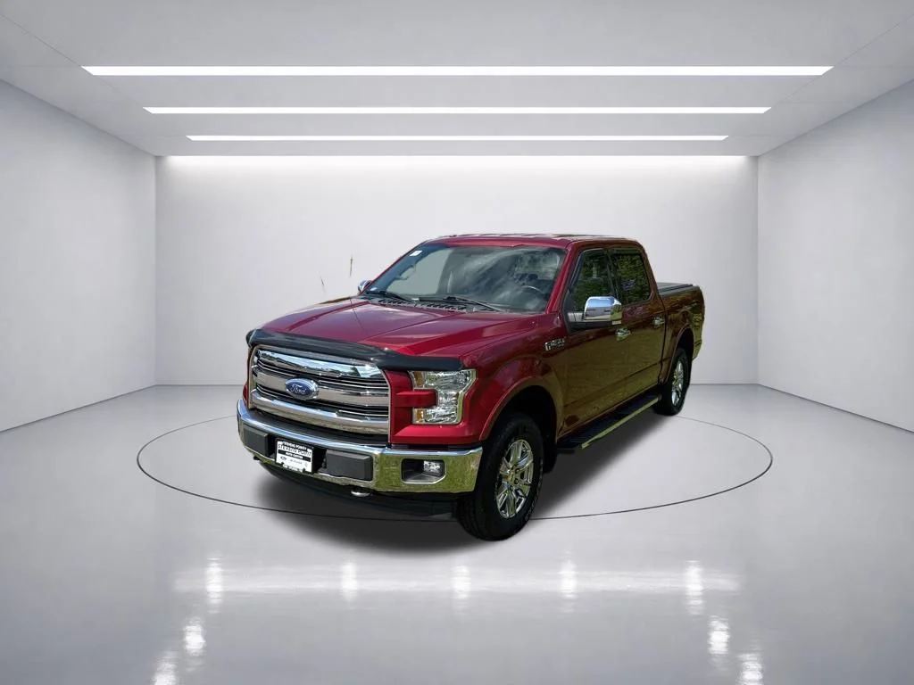 Used 2017 Ruby Red Metallic Tinted Clearcoat Ford Lariat image 3
