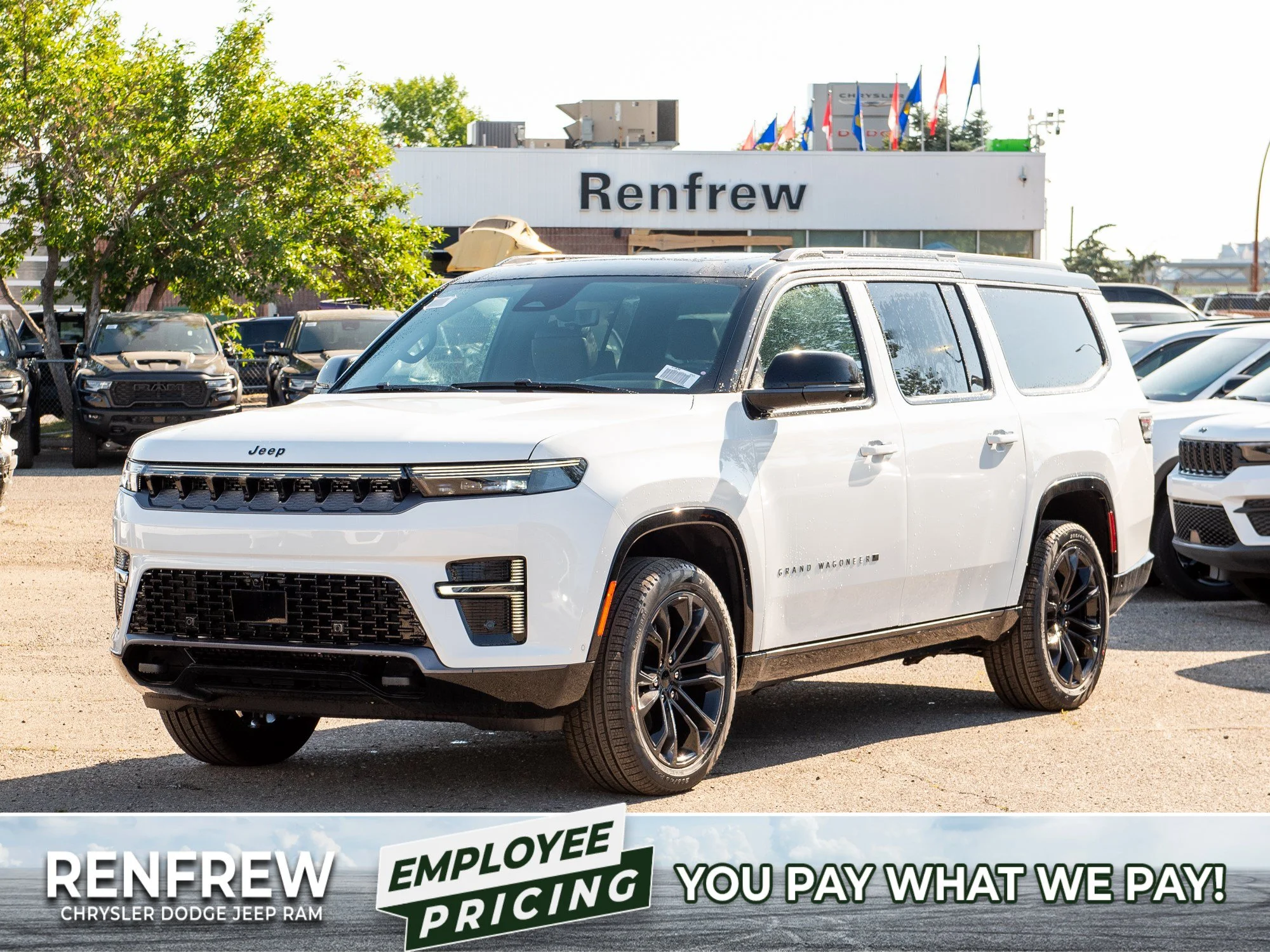 New 2026 White Jeep Summit Obsidian* image 1